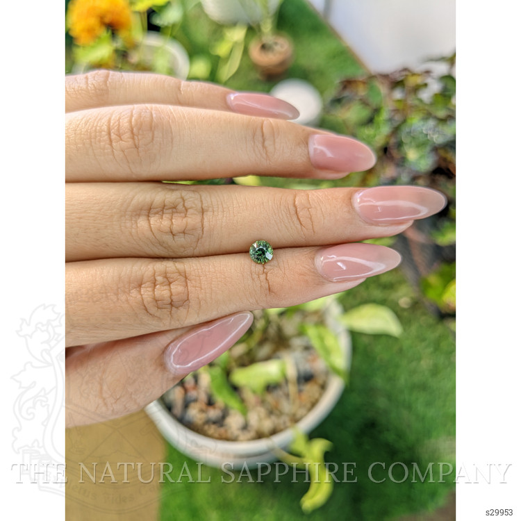 0.66 Ct. Green Sapphire from Madagascar