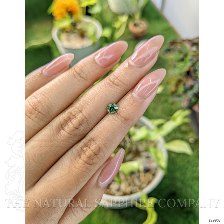 0.66 Ct. Green Sapphire from Madagascar