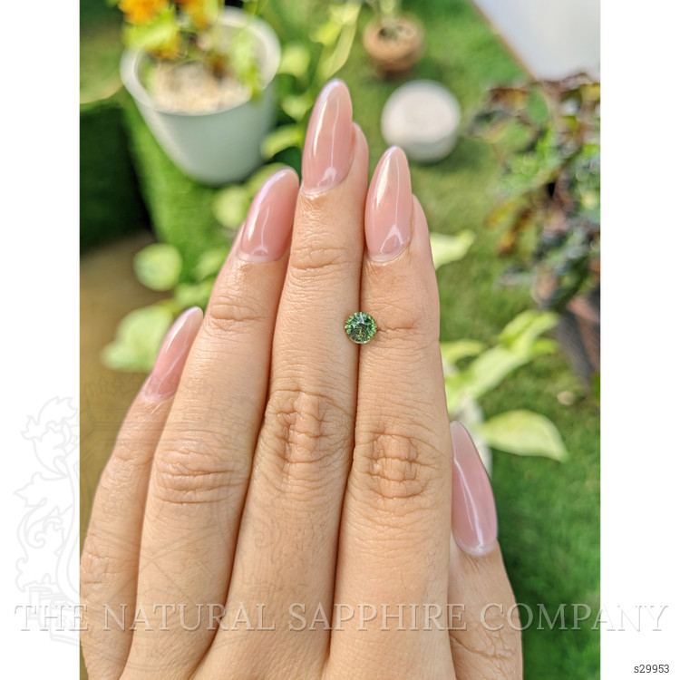 0.66 Ct. Green Sapphire from Madagascar