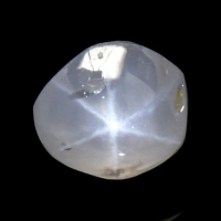 0.53 Ct. Grey Star Sapphire from Ceylon (Sri Lanka) Video