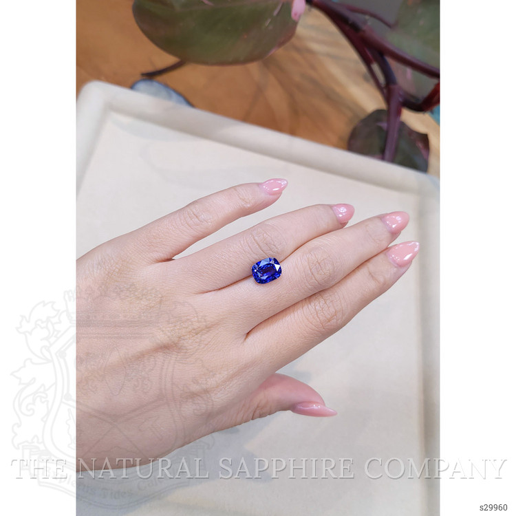 4.03 Ct. Blue Sapphire from Ceylon (Sri Lanka)