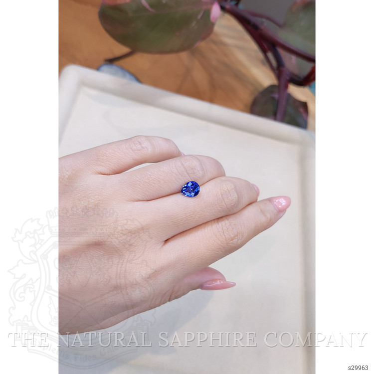 1.55 Ct. Blue Sapphire from Ceylon (Sri Lanka)