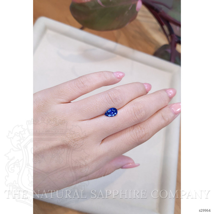 1.66 Ct. Blue Sapphire from Ceylon (Sri Lanka)
