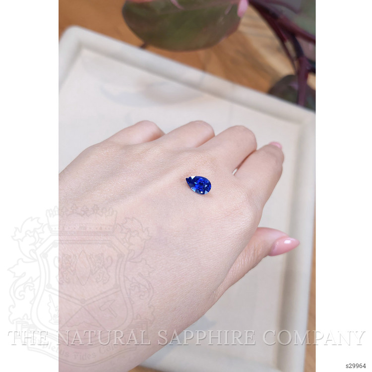 1.66 Ct. Blue Sapphire from Ceylon (Sri Lanka)