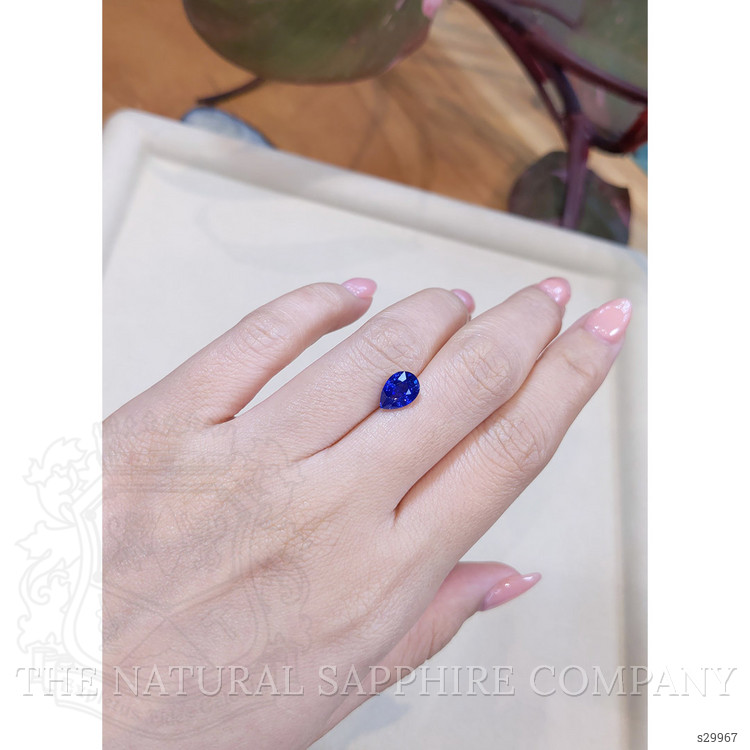2.01 Ct. Blue Sapphire from Ceylon (Sri Lanka)