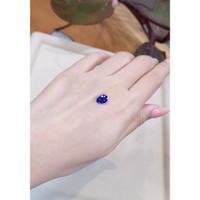2.01 Ct. Blue Sapphire from Ceylon (Sri Lanka) Life Style