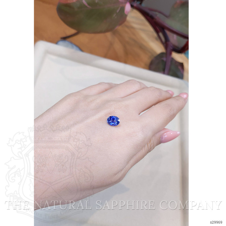 2.51 Ct. Blue Sapphire from Ceylon (Sri Lanka)