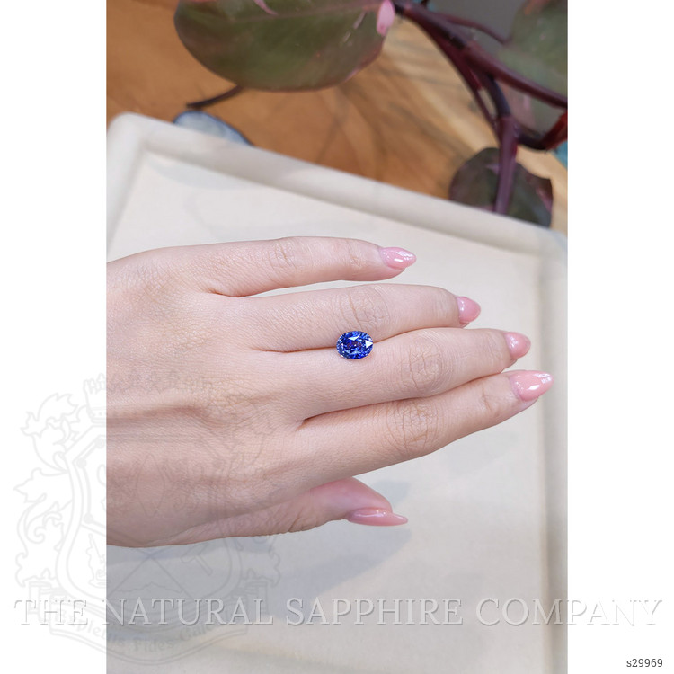 2.51 Ct. Blue Sapphire from Ceylon (Sri Lanka)
