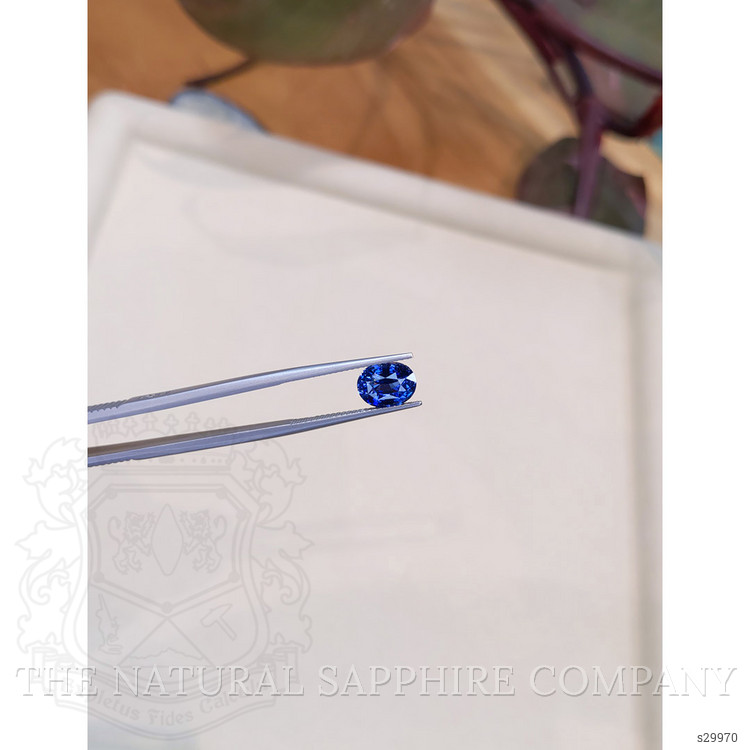 2.56 Ct. Blue Sapphire from Ceylon (Sri Lanka)