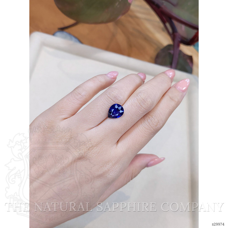 3.62 Ct. Blue Sapphire from Ceylon (Sri Lanka)