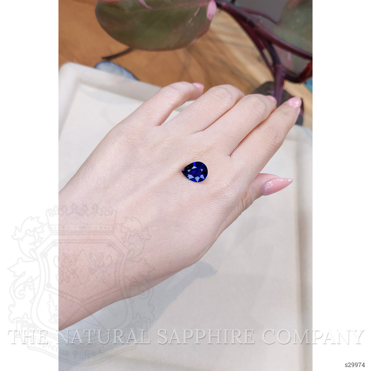 3.62 Ct. Blue Sapphire from Ceylon (Sri Lanka)