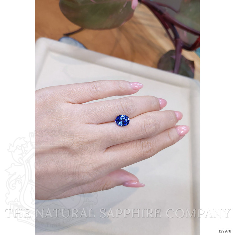 3.03 Ct. Blue Sapphire from Ceylon (Sri Lanka)