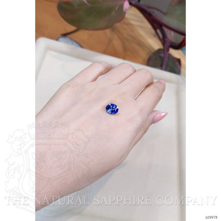 3.03 Ct. Blue Sapphire from Ceylon (Sri Lanka)
