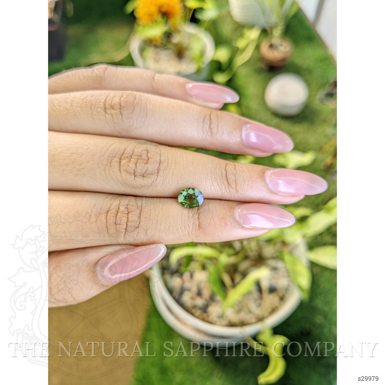 1.55 Ct. Green Sapphire from Madagascar