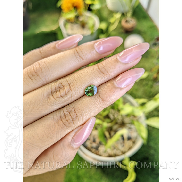 1.55 Ct. Green Sapphire from Madagascar