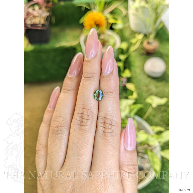 1.55 Ct. Green Sapphire from Madagascar