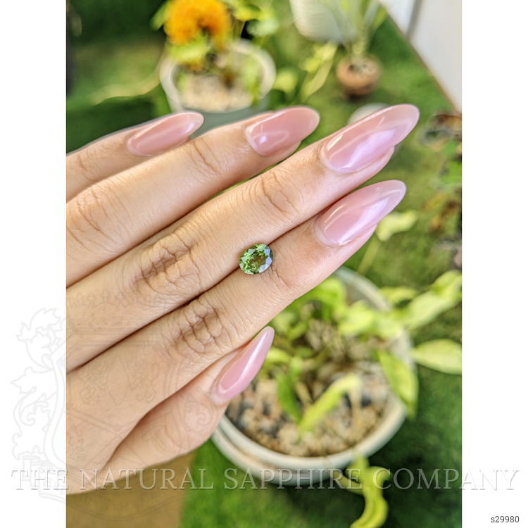 1.31 Ct. Green Sapphire from Madagascar