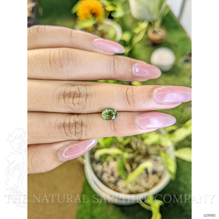 1.31 Ct. Green Sapphire from Madagascar