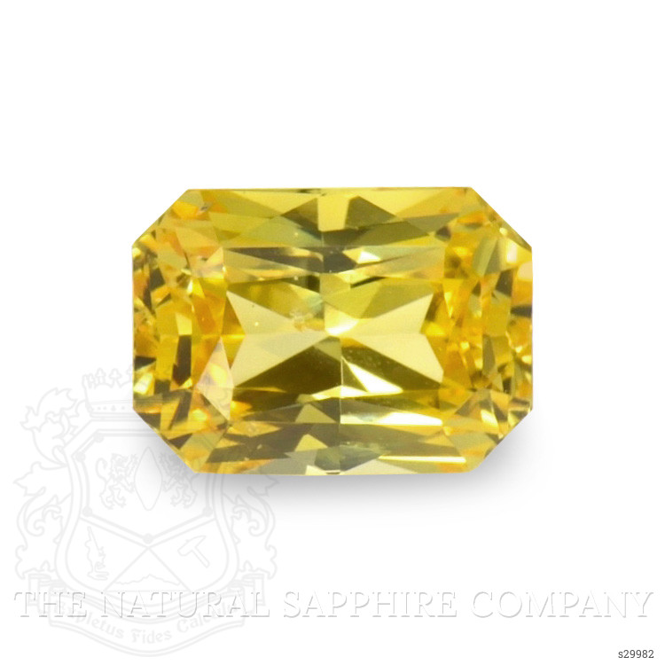 1.24 Ct. Orangish Yellow Sapphire from Ceylon (Sri Lanka)