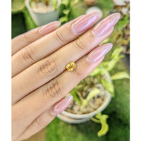 1.24 Ct. Orangish Yellow Sapphire from Ceylon (Sri Lanka) Life Style