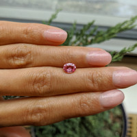 1.15 Ct. Padparadscha Sapphire from Ceylon (Sri Lanka) Life Style