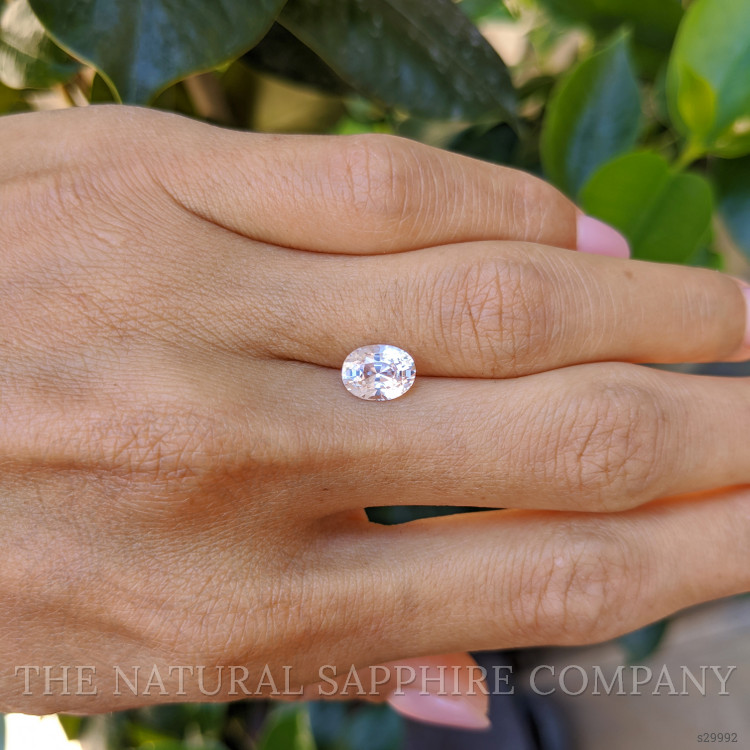 2.05 Ct. Peach Sapphire from Ceylon (Sri Lanka)