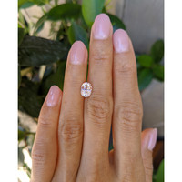 2.05 Ct. Peach Sapphire from Ceylon (Sri Lanka) Life Style