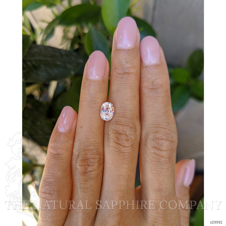 2.05 Ct. Peach Sapphire from Ceylon (Sri Lanka)