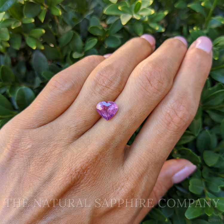 3.19 Ct. Purplish Pink Sapphire from Madagascar