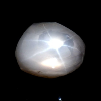 0.73 Ct. Grey Star Sapphire from Ceylon (Sri Lanka) Video