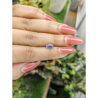 1.41 Ct. Violet Sapphire from Ceylon (Sri Lanka) Life Style