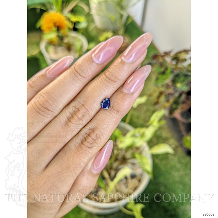1.05 Ct. Blue Sapphire from Ceylon (Sri Lanka)