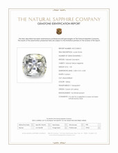 1.02 Ct. Yellow Sapphire from Ceylon (Sri Lanka) Scan Report