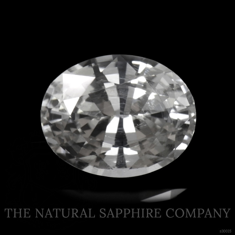 1.47 Ct. White Sapphire from Ceylon (Sri Lanka)