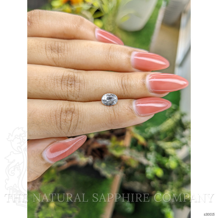 1.47 Ct. White Sapphire from Ceylon (Sri Lanka)