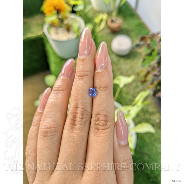 1.01 Ct. Blue Sapphire from Ceylon (Sri Lanka)