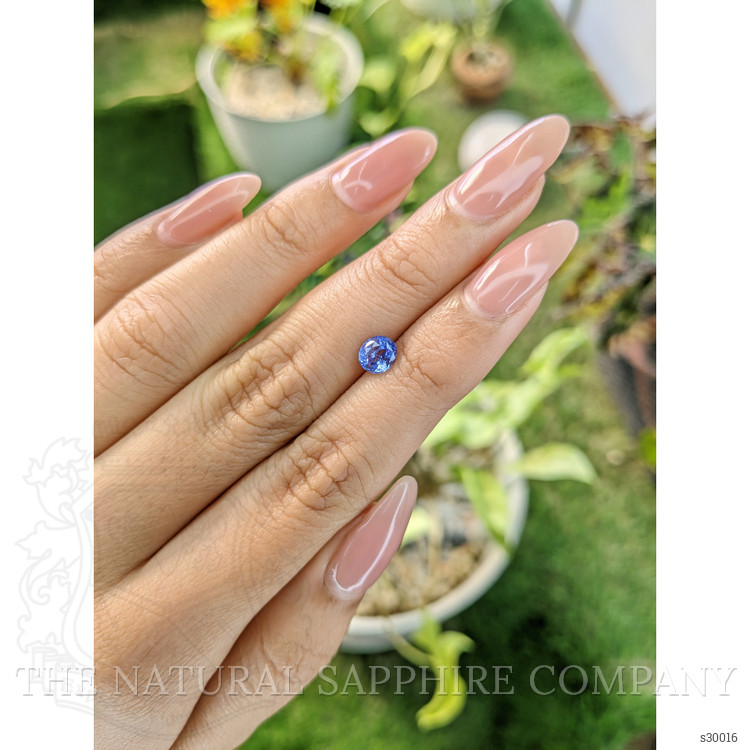 1.01 Ct. Blue Sapphire from Ceylon (Sri Lanka)