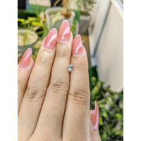 0.76 Ct. White Sapphire from Ceylon (Sri Lanka) Life Style