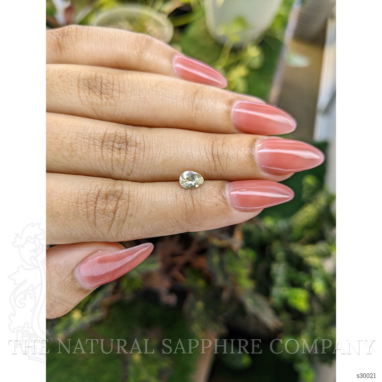 0.74 Ct. Yellow Sapphire from Ceylon (Sri Lanka)