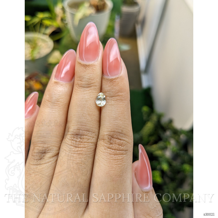 0.74 Ct. Yellow Sapphire from Ceylon (Sri Lanka)