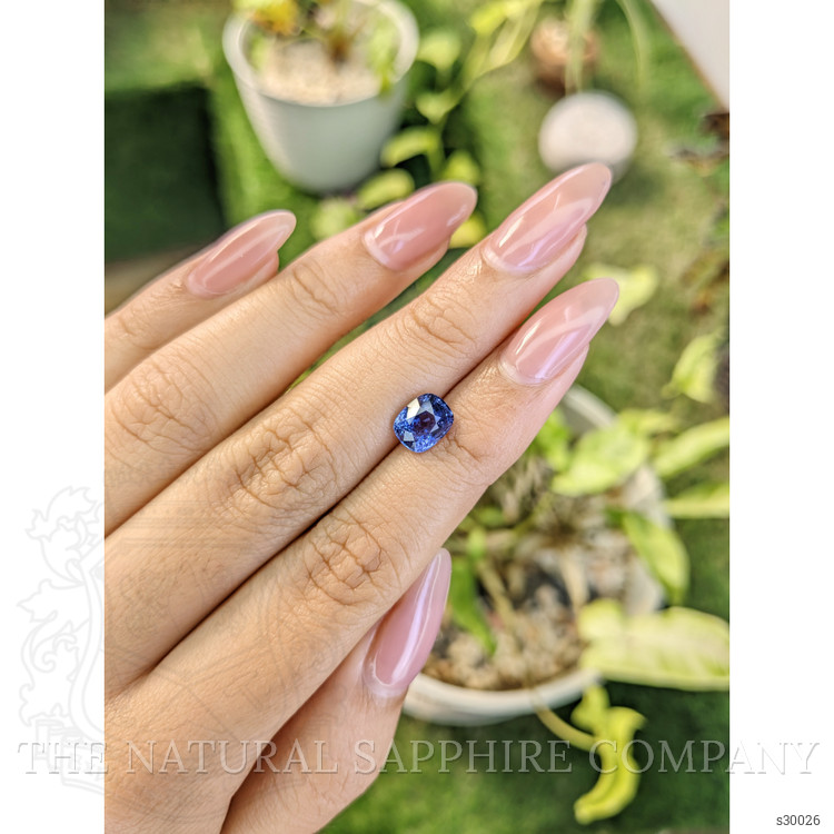 2.12 Ct. Blue Sapphire from Ceylon (Sri Lanka)
