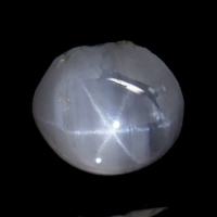 0.73 Ct. Grey Star Sapphire from Ceylon (Sri Lanka) Video