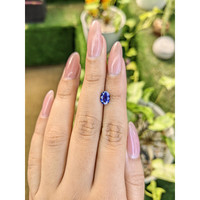 1.16 Ct. Blue Sapphire from Ceylon (Sri Lanka) Life Style