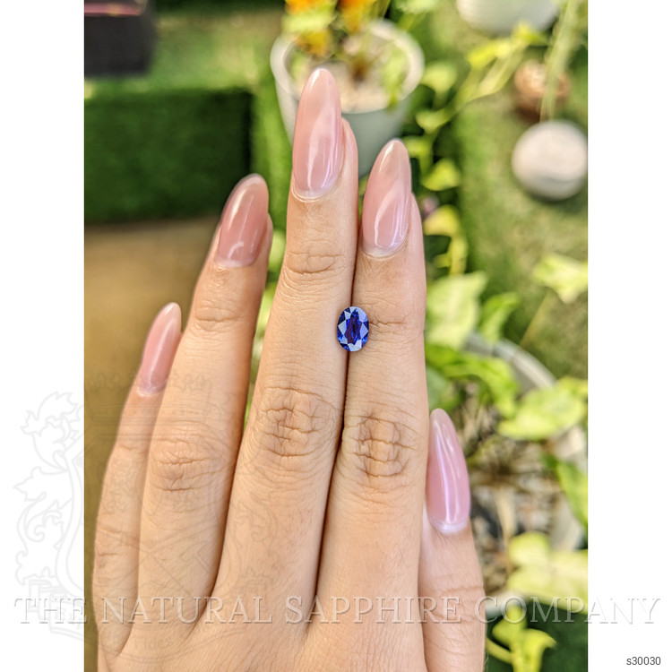 1.16 Ct. Blue Sapphire from Ceylon (Sri Lanka)