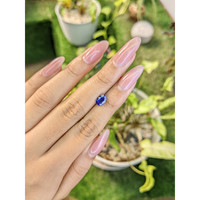 1.16 Ct. Blue Sapphire from Ceylon (Sri Lanka) Life Style