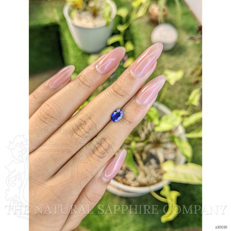 1.16 Ct. Blue Sapphire from Ceylon (Sri Lanka)