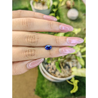 1.16 Ct. Blue Sapphire from Ceylon (Sri Lanka) Life Style