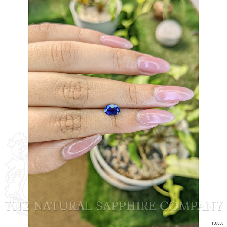 1.16 Ct. Blue Sapphire from Ceylon (Sri Lanka)