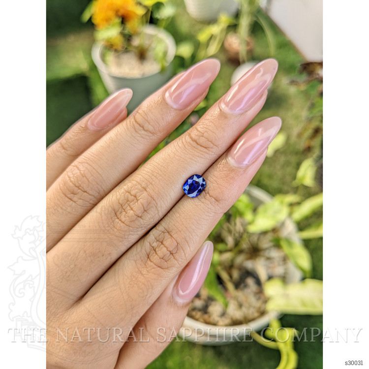 1.20 Ct. Blue Sapphire from Ceylon (Sri Lanka)