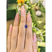 1.20 Ct. Blue Sapphire from Ceylon (Sri Lanka) Life Style